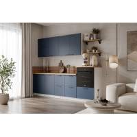Готовая кухня 2550 ПВХ, Ежевика Арника РМ