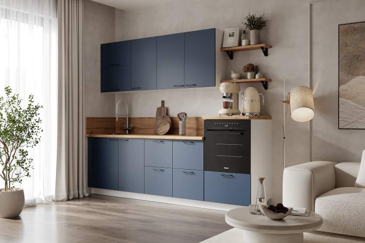 Готовая кухня 2550 ПВХ, Ежевика Арника РМ в 4