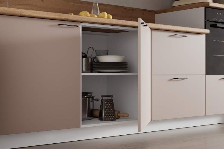 Готовая кухня 2100 Эмаль, Крем Арника РМ в.4-5