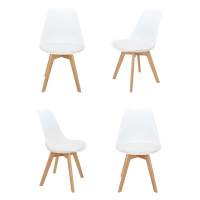 Комплект из 4-х стульев Eames Bon белый