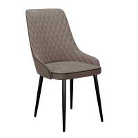 Мягкий стул Стул DikLine 305 B5 LATTE, ножки черные
