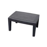 Стол b:rattan Arizona, антрацит