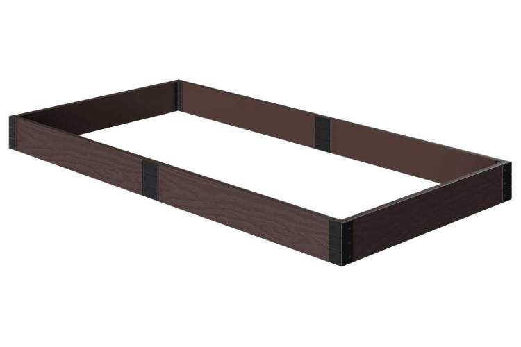 Грядка из ДПК Holzhof 300x100x15 см, венге