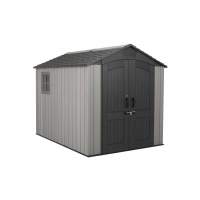 Хозблок Сарай пластиковый WoodLook 7*12 сарай пластиковый