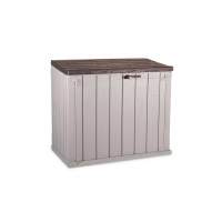 Сундук пластиковый Ящик пластиковый TOOMAX Wood Style 842л СЕРЫЙ/КОРИЧНЕВЫЙ