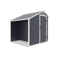 Хозблок Сарай-дровница пластиковый Black Fox Modernist D 3,4м2 сарай пластиковый