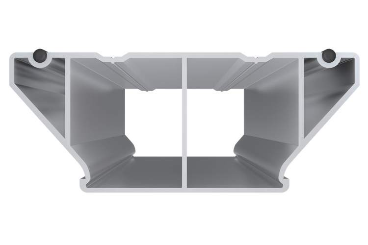 Лага Алюминий HILST JOIST стыковочная PRO MAX 100*40*4000мм-2