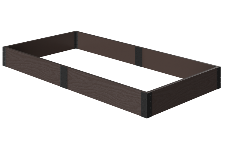 Грядка из ДПК Holzhof 300x100x30 см, венге