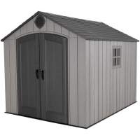 Хозблок Сарай пластиковый WoodLook 8*10 NEW сарай пластиковый