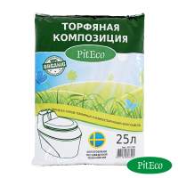 Торфяная композиция Piteco для биотуалетов 25 л
