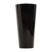 Кашпо для цветов Prosperplast Tubus Slim Shine 27+15л, антрацит