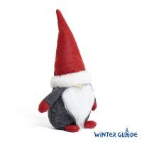 Фигурка Гном 25 см (красный/серый)