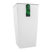 Кашпо для цветов Prosperplast Urbi Square 49+21л, белый