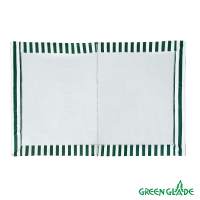 Стенка для садового тента Green Glade 1,95х2,95м полиэстер с москитной сеткой зеленая