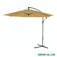 Зонт садовый Green Glade 8013 с LED подсветкой светло-коричневый