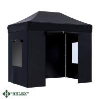 Тент-шатер быстросборный Helex 24322 3x2х3м полиэстер черный