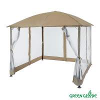 Шатер-беседка Green Glade 1067 3х3х2,5/2м полиэстер