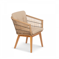 Стул Letto Американский орех, RAL 9005 Jamaica сappucino, Ясень. Тик - 1/2