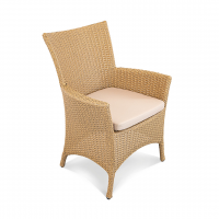 Кресло Kipr Орех, RAL 8011, Oxford 600D PU beige