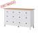 Комод Хемнэс Hemnes, 8 ящиков белый/светло-коричневый