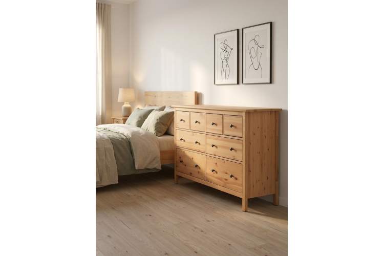 Комод Хемнэс Hemnes КЫМОР, 8 ящиков светло-коричневый-5