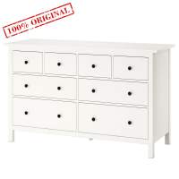 Комод 8 ящиков ХЕМНЕС (HEMNES) белый (3уп.)