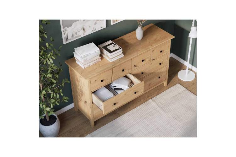Комод Хемнэс Hemnes КЫМОР, 8 ящиков светло-коричневый-2