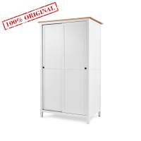 Шкаф-купе ХЕМНЭС белый /светло-коричневый ИКЕА КЫМОР ИКЕА (IKEA)