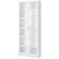 Книжный шкаф ikea Стеллаж БИЛЛИ Billy стекло 80 Белый