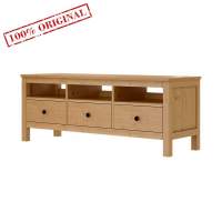 Тумба под ТВ ХЕМНЭС (Россия) светло-коричневый (2уп.) ИКЕА (IKEA)