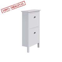 Тумба ИКЕА (IKEA) Обувница 2 ящика ХЕМНЭС (Россия) 59х101х22 белый