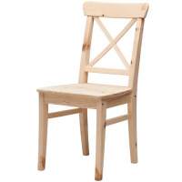 Стул ИНГОЛЬТ-2 сосна, прозрачный лак ИКЕА (IKEA)