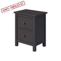 Тумба ИКЕА (IKEA) Тумба прикроватная 2 ящика ХЕМНЭС (Россия) черный (1уп.)