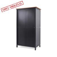 Шкаф Хемнэс Hemnes/Кымор, 120х197х59 см, ИКЕА, черный/светло-коричневый ИКЕА (IKEA)