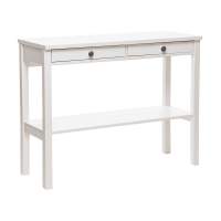 Стол консольный КАНТРИ (ХЕМНЭС) 110х40белый (1 уп.)