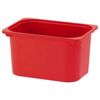 Стеллаж ИКЕА (IKEA) Контейнер красный TROFAST ТРУФАСТ 420х300х230 большой