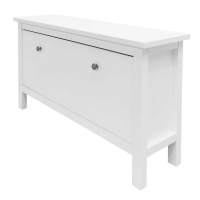 Тумба ИКЕА (IKEA) Тумба в прихожую с 1 ящиком КАНТРИ (ХЕМНЭС) белый (1 уп.)