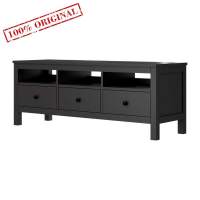 Тумба под ТВ ХЕМНЭС (Россия) черный (2уп.) ИКЕА (IKEA)