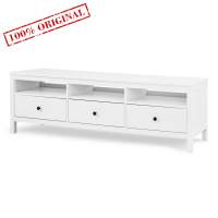 Тумба под ТВ 183х57х47 ХЕМНЭС белый (2уп.) ИКЕА (IKEA)