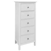 Комод 5 ящиков КАНТРИ (ХЕМНЭС)белый (1уп.) ИКЕА (IKEA)