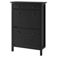 Тумба ИКЕА (IKEA) Обувница КАНТРИ (ХЕМНЭС) черный (1уп.)