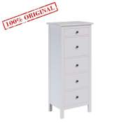 Комод в гостиную Комод 5 ящиков Хемнэс Hemnes/Кымор, белый