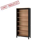 Книжный шкаф ikea Стеллаж ХЕМНЭС черный/светло-коричневый ИКЕА