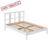 Двуспальная Кровать 160x200 РИКЕНЕ (ВОЙВЫВ) белый (3 уп.) IKEA