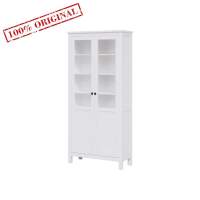 Книжный шкаф ikea Шкаф-витрина ХЕМНЭС ИКЕА / КЫМОР с дверями пн/ст 90*198*37 белый (2уп.) 