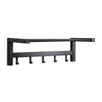 Полка навесная 79 КАНТРИ (ХЕМНЭС) черный (1 уп.) ИКЕА (IKEA)