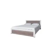 Кровать с подъемным механизмом Оливия вудлайн кремовый/дуб анкона 160x200