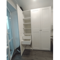 Шкаф Гардероб IKEA PAX (комбинация) с 2 ящиками 150x60x233 см (белый)