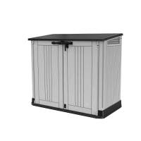 Шкаф уличный пластиковый Обновлённый ящик-шкаф Вудлэнд 30 (STORE-IT-OUT MIDI UPGRADED) 845 л, серый