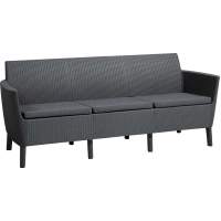Диван Салемо 3-х местный (Salemo 3 Sofa), графит